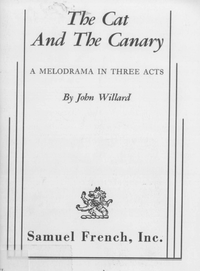 The Cat And The Canary